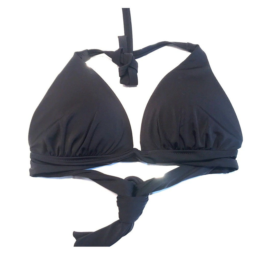 Black bikini top